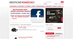 Desktop Screenshot of eroticke-pomucky.cz