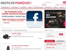 Tablet Screenshot of eroticke-pomucky.cz