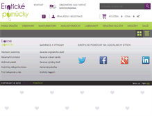 Tablet Screenshot of eroticke-pomucky.org
